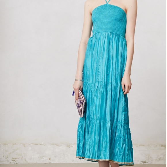 ☀️NWOT|💯%Silk ANTHROPOLOGIE Dress - Picture 9 of 13